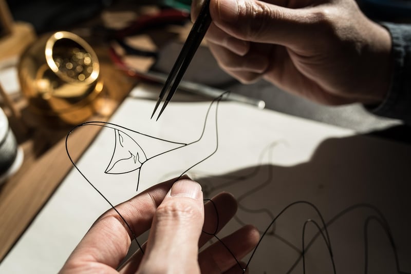 Children crafting