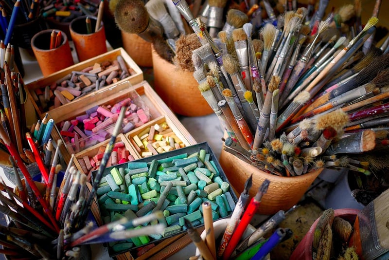 Children painting