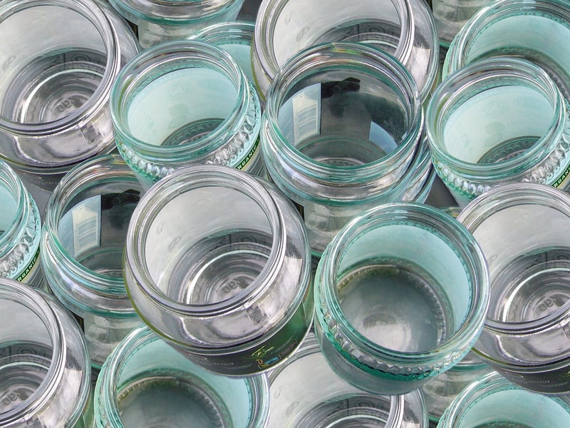 Upcycled Glass Bottle Vases