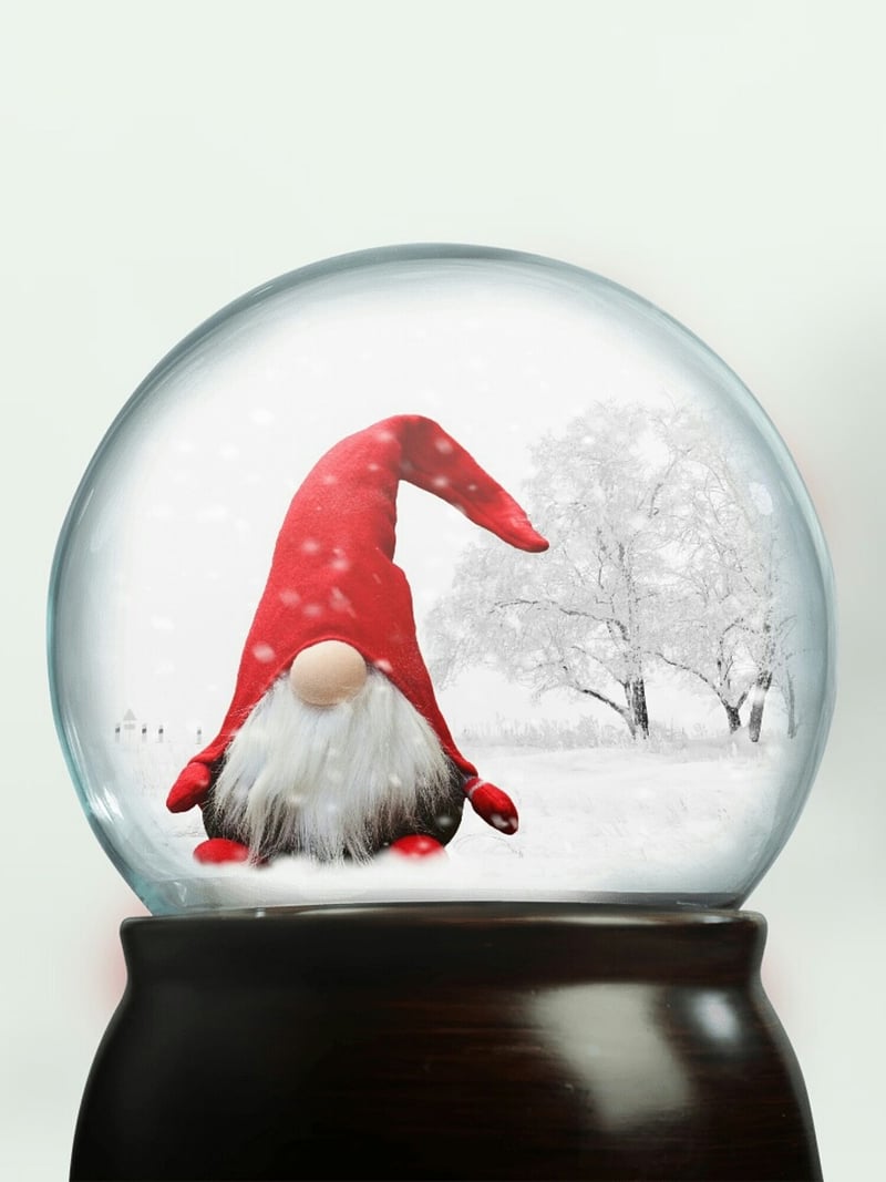 Glass Jar Snow Globes
